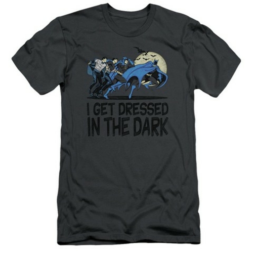 Trevco Dc-Get Dressed - Short Sleeve Adult 30-1 Tee - Charcoal- 2X