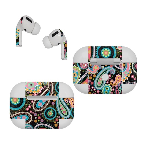 DecalGirl AAPP-CRAZYPAISLEY Apple AirPods Pro Skin - Crazy Daisy Paisl