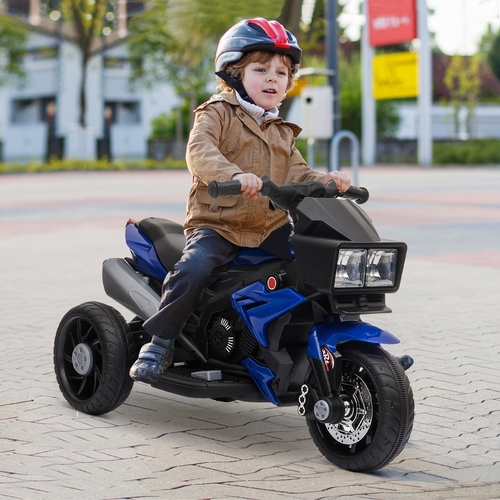 Aosom Kids Electric Pedal Motorcycle Ride-On Toy 6V Battery Powered