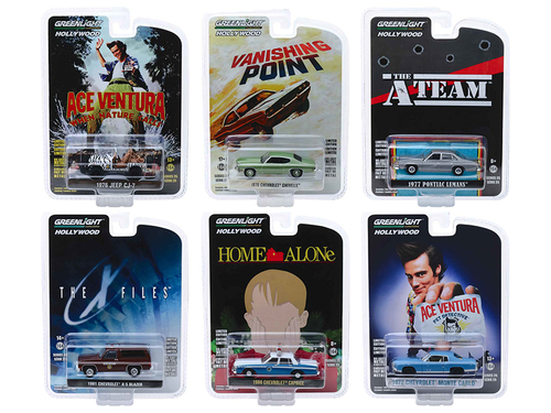 \Hollywood Series\" Set of 6 Cars Release 25 1/64 Diecast Model Cars