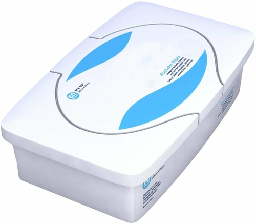 Flushable Personal Wipes. Case of 540 Personal Cleansing Cloths in