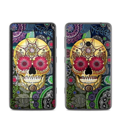 DecalGirl NL65-SUGSKLPAIS Nokia Lumia 625 Skin - Sugar Skull Paisley