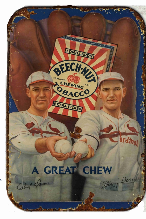 Beachnut Chew advertising Metal  8 x 12 inch Tin Sign