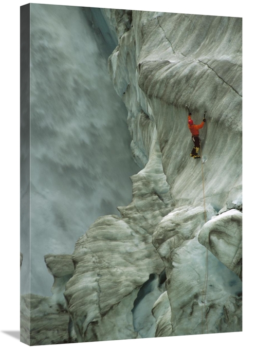 Global Gallery GCS-453449-2030-142 20 x 30 in. Ice Climber in Fox Glac