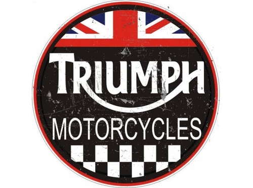 3 Inch Cloth Patch Triumph-Motorcycles-Bonneville