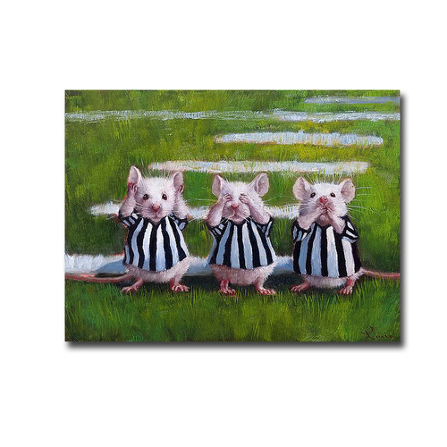 Artistic Home Gallery 1216L594IG Three Blind Mice by Lucia Heffernan P