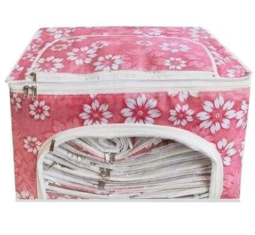 Printed Non Woven Saree Covers for Storage Bags for Clothes combo