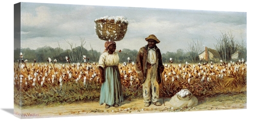 Global Gallery GCS-268661-30-142 30 in. The Cotton Pickers Art Print -