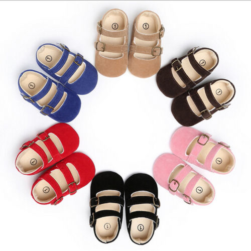 Baby Infant Shoes First Walkers Soft Sole Toddlers