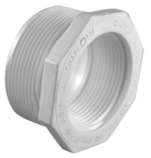 Charlotte Pipe & Foundry PVC021121600 0.75 x 0.5 in. PVC Bushing -