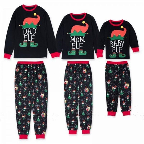 Christmas Family Matching Outfits Elf Pajamas Set