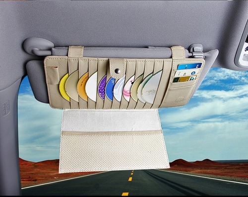 Multifunction Car Shade Panels CD bag