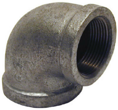 Pannext Fittings G-REL1210 1.25 x 1 in. Galvanized Reducing Elbow- 90 
