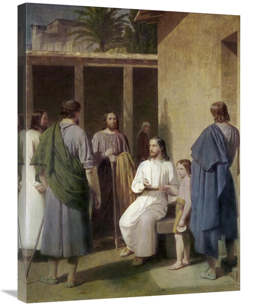 Global Gallery GCS-277463-30-142 30 in. Let the Children Come Unto Me 