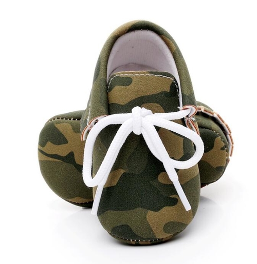 2019 pu Leather Baby Moccasins Shoes camouflage