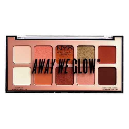 Eye Shadow Palette Away We Glow NYX (10 x 1 g)