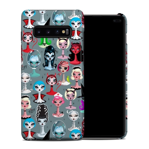 DecalGirl SGS10PCC-SPOOKYDOLLS Samsung Galaxy S10 Plus Clip Case - Spo