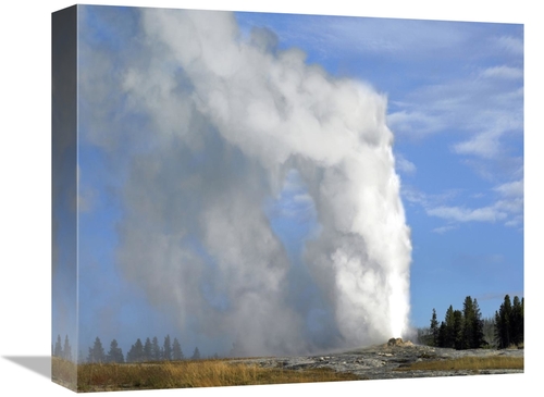 Global Gallery GCS-396659-16-142 16 in. Old Faithful Geyser Spouting&#