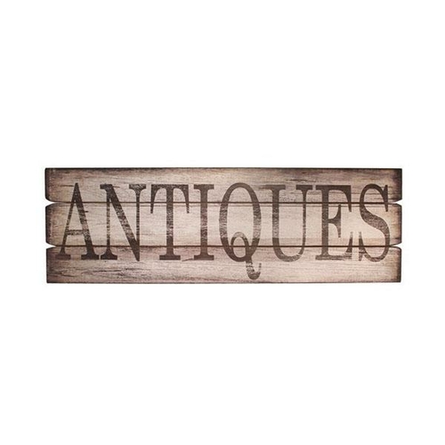 Wood Sign Antiques 122X3X40Cmh