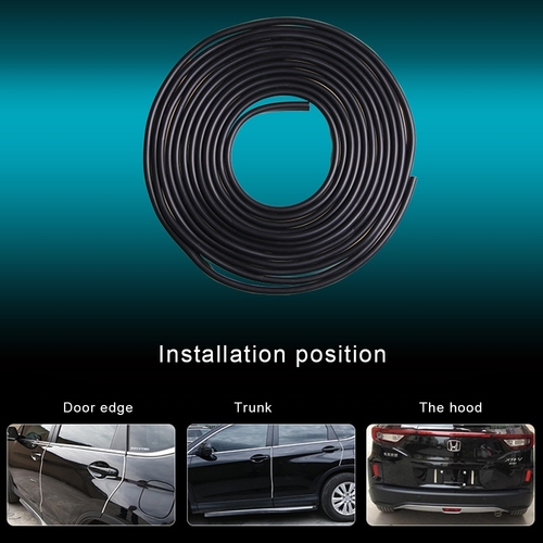 5M Car Door Protection Strips Rubber Edge Doors