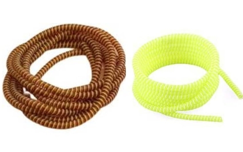 KAELAN 2Pcs 1.4M Chargers Spiral Cable Protector 