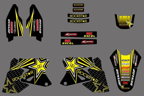 0026  Star New Style TEAM GRAPHICS DECALS Stickers