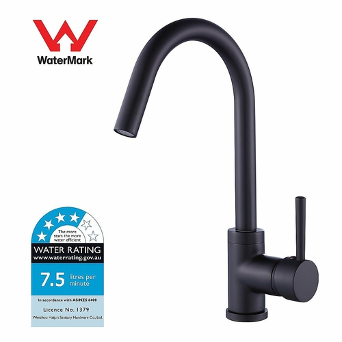 Kitchen Mixer Tap Faucet Basin Laundry Sink - BLACK