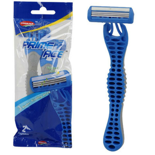 Prime Ace Razor with Aloe Vera Strip 2-Pack