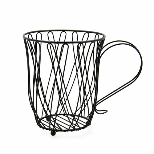 Capsule holder Quid Ebano Cup Metal 23x15x18 cm (23 x 15 x 18 cm)