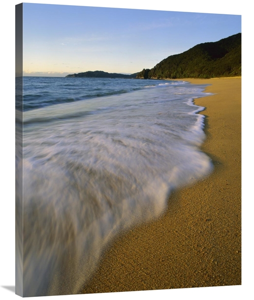 Global Gallery GCS-453492-2835-142 28 x 35 in. Waves on Totaranui Beac