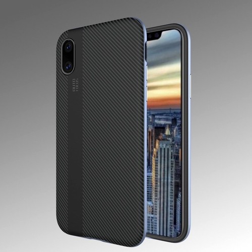 Double-deck Carbon Fiber iPhone X Case