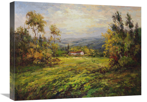 Global Gallery GCS-132448-1824-142 18 x 24 in. Green Grass At Home Art