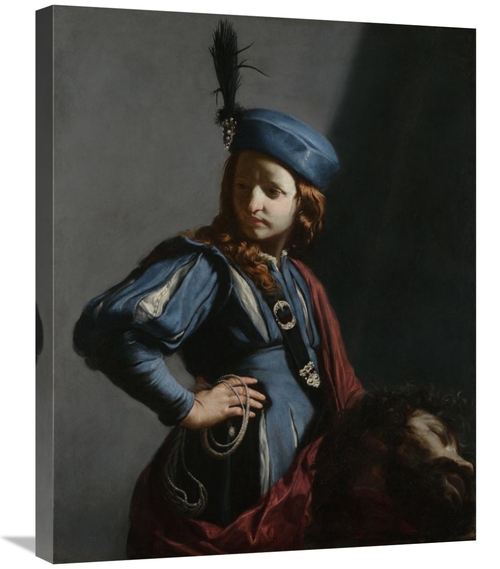 Global Gallery GCS-456125-2228-142 22 x 28 in. David with the Head of 
