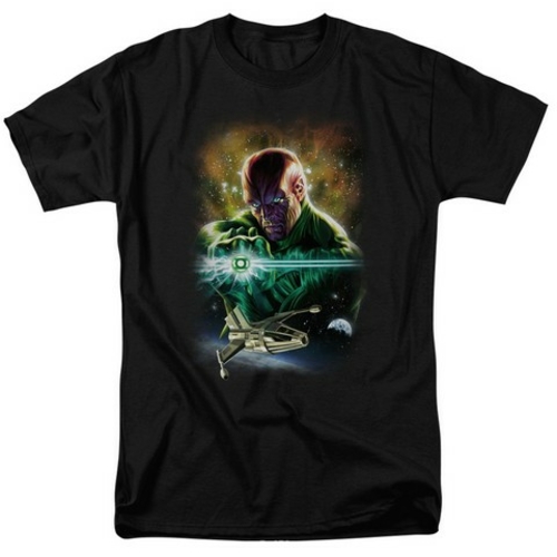 Trevco Jla Gl -Abin Sur Short Sleeve Adult 18-1 Tee- Black - XL
