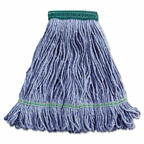 Boardwalk BWK502BLEA Super Loop Wet Cotton & Synthetic Mop Head - Blue
