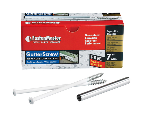 Fastenmaster 5958244 No. 3 x 7 in. Square Round Head Galvanized Steel 