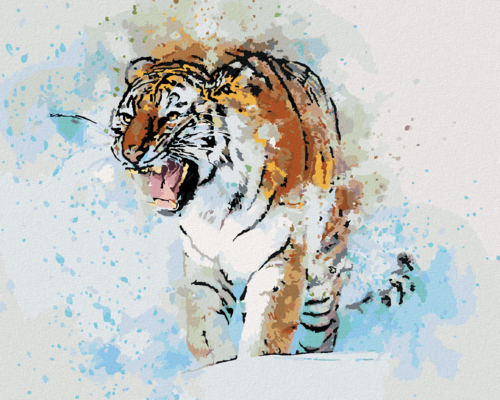 Paint by Numbers - PAINTED TIGER