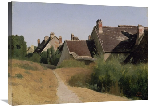 Global Gallery GCS-459885-2432-142 24 x 32 in. Houses Near Orleans Art