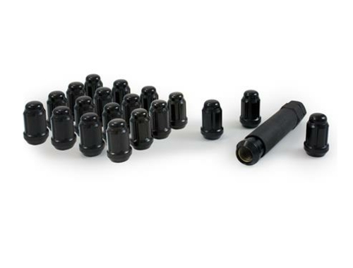 21183BC 0.5 In. Lug Nut Black, 20 Pack