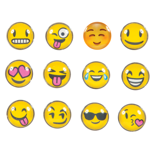 Emoji Locker Magnets - 48 Count