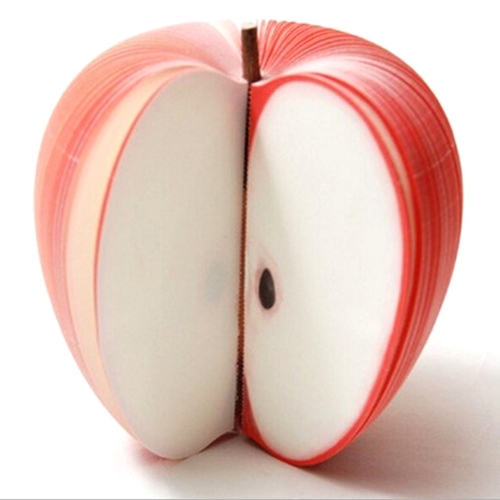 Creative Apple Shape Notepads Post Sticky Fruit