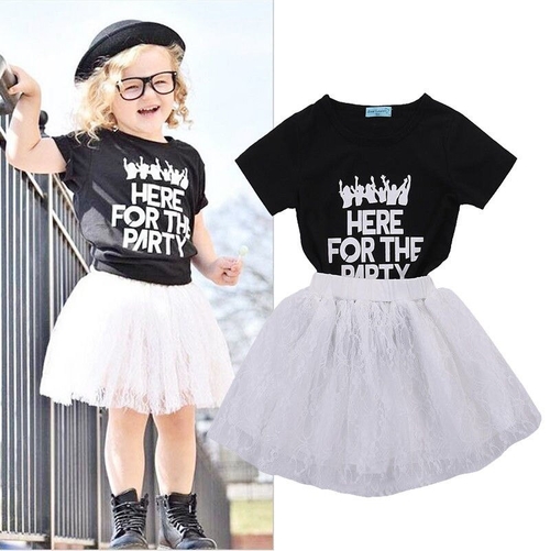 Girls 2Pcs Summer Set Toddler Baby Kids  Outfits