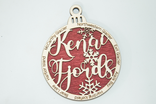 Kenai Fjords National Park Christmas Ornament