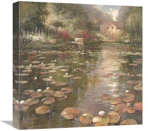 Global Gallery GCS-464736-1818-142 18 x 18 in. Lily Pond - Pastel Vers