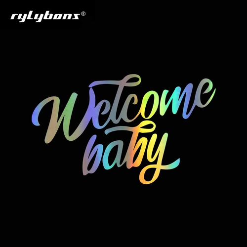 Car Styling Welcome Baby Car Stickers and
