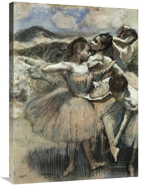 Global Gallery GCS-277314-36-142 36 in. Dancers Art Print - Edgar Dega