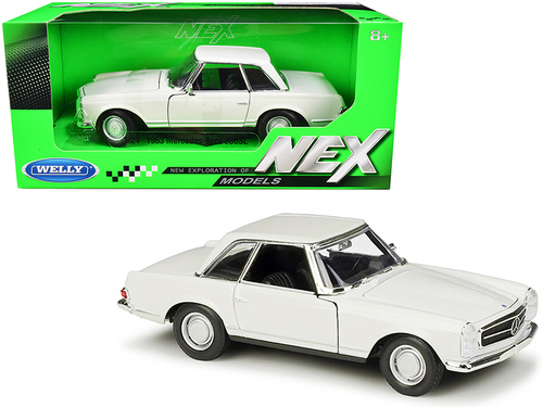 1963 Mercedes Benz 230SL Coupe Cream \NEX Models\" 1/24 Diecast Model