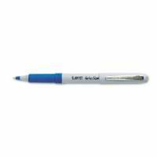 Bic America GRE11 BLU Grip Roller Ball Stick Pen, Blue Ink, Fi
