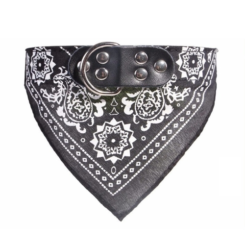 Printed Pet Dog Scarf Collar Adjustable