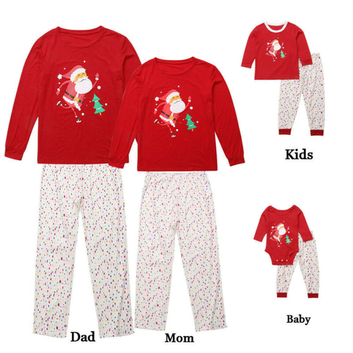 2020 Family Matching Christmas Clothes Santa Claus